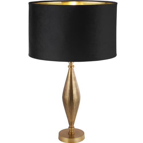 Rye Antique Brass And Black Table Lamp 84631BK
