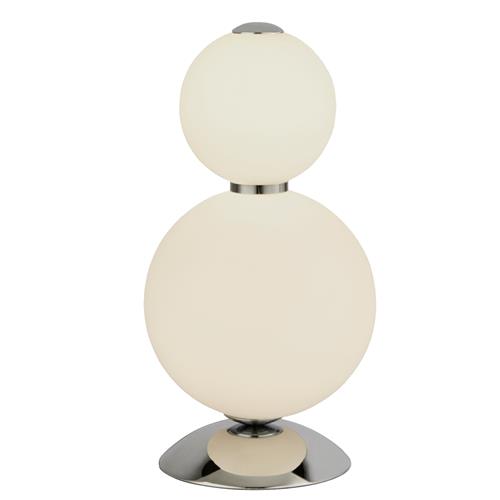 Snowball Chrome & White LED Table Lamp 51021-2CC