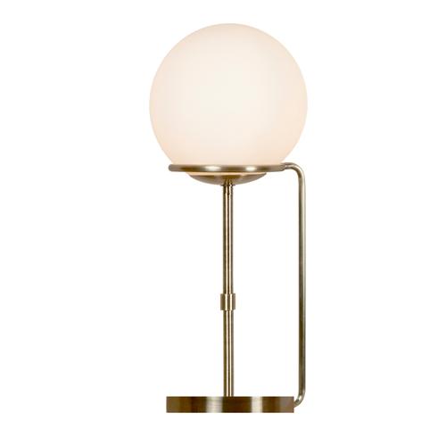 Sphere Led Antique Brass Table Lamp, Antique Brass Table Lamp Uk