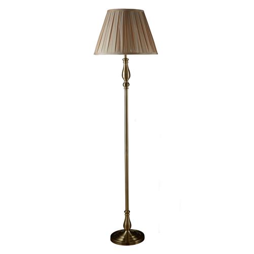 Flemish Antique Brass Floor Lamp 5029ab, Ornate Floor Lamps Uk