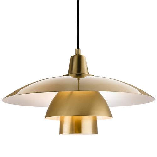 Olsen Tiered Ceiling Pendant Brushed Brass 4853BB
