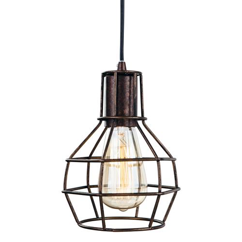 Clipper Rustic Brown Ceiling Pendant 5913RB