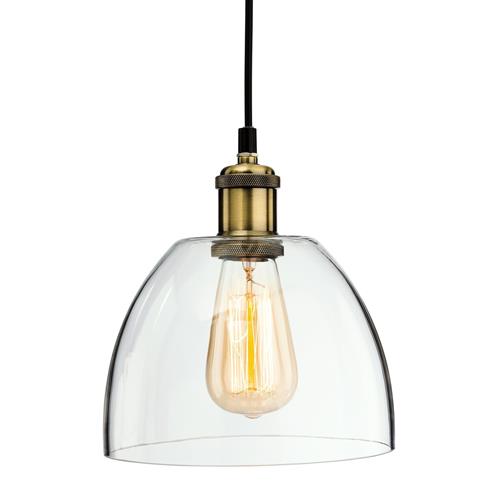 Empire domed Glass Pendant 4876AB