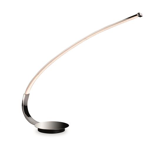 Arco Chrome Curved LED Table Lamp 7640CH