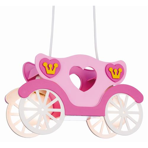 Dariela Children's Pink Coach Pendant Light 3374-20