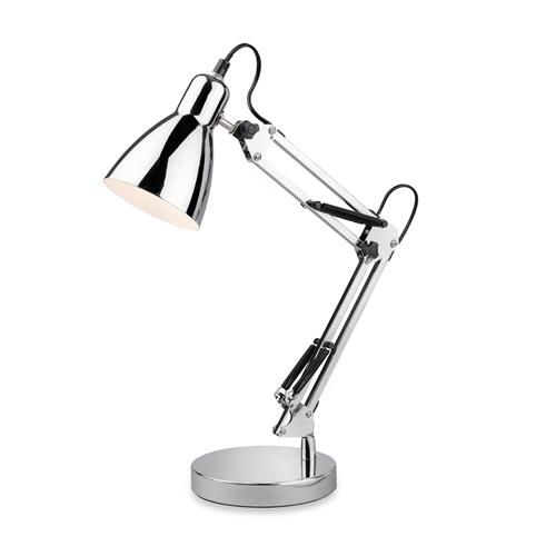 Edith Chrome Adjustable Table Lamp 9042CH