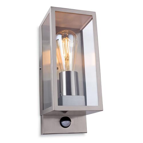 Dallas IP44 Stainless Steel PIR Outdoor Security Light 2826ST