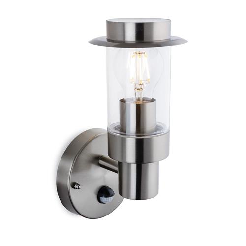 Gia IP44 PIR Stainless Steel Outdoor Wall Light 2282-20