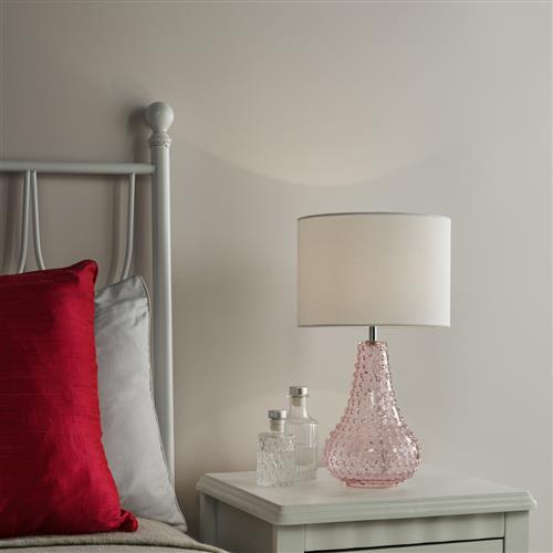 Kristina Pink And White Table Lamp KRI4203