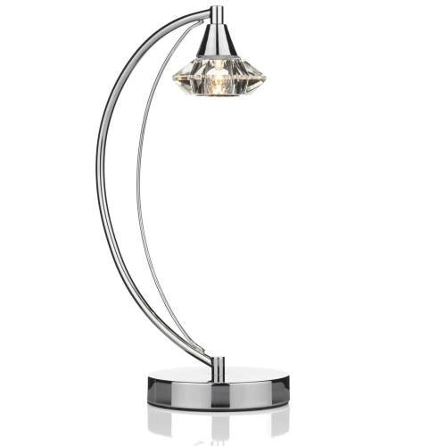 Luther Chrome Single Table Lamp LUT4150