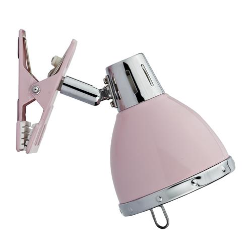 Osaka Gloss Pink Clip-on Clamp Light OSA4103