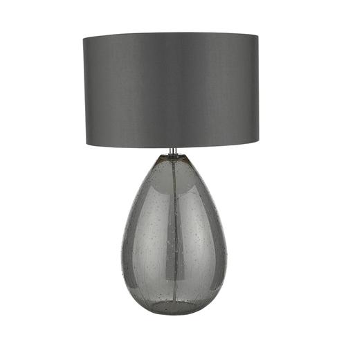 Rain Smoked Glass Table Lamp RAI4239