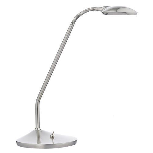 Wellington Satin Chrome LED Table Lamp WEL4046