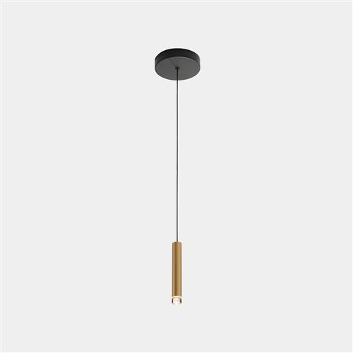 Candle Black And Brass LED Dedicated Pendant Light 00-8527-27-27