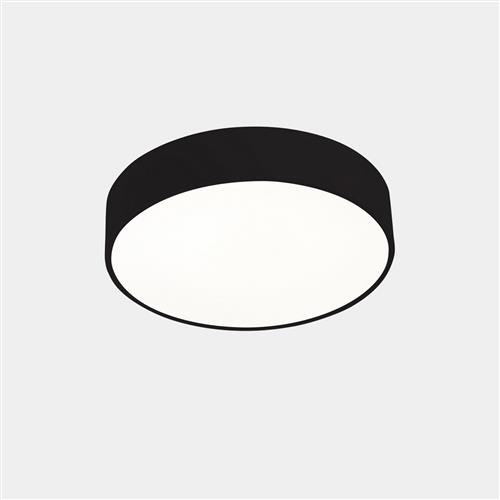Caprice LED 240mm Dimmable Black And White Flush Light 15-6196-60-M1