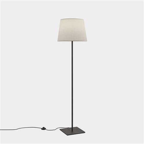 Metrica Steel Square Base Floor Lamp, Square Base Table Lamp