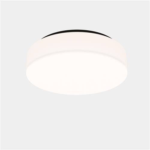 Spark LED 390mm Large Circular Black And White Ceiling Fitting 15-A127-05-F9
