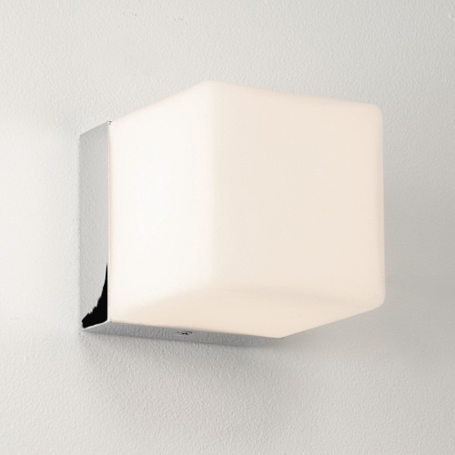 Cube IP44 Bathroom Opal Cube Shaped Light 1140001 (0635)