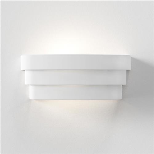 Amas 320 White Plaster Wall Light 1431001