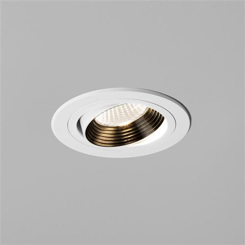 Aprilia LED White Round Adjustable Recessed Downlight 1256020