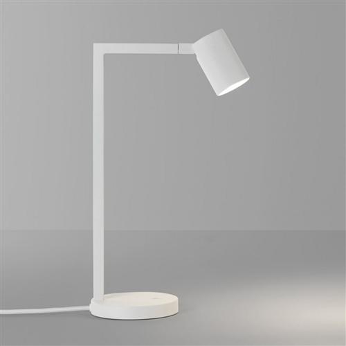 Ascoli Adjustable Matt White Table Lamp 1286016