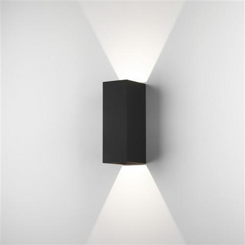 Oslo Black LED 255 IP65 Rated Bathroom Wall Fitting 1298007 (7989)