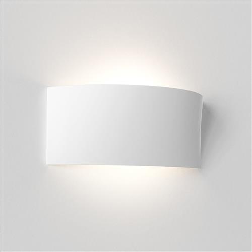 Parallel White Plaster Wall Light 1438001