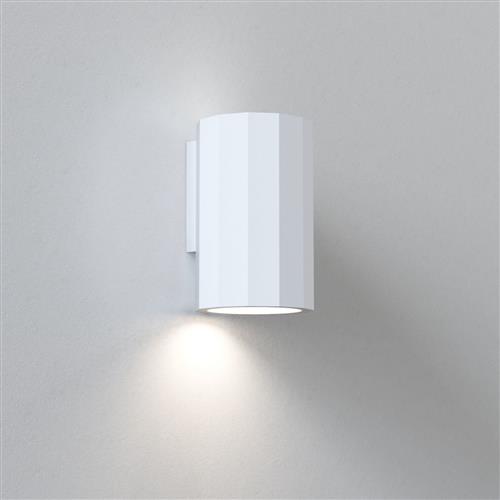 Shadow 150 Single White Wall Light 1414001
