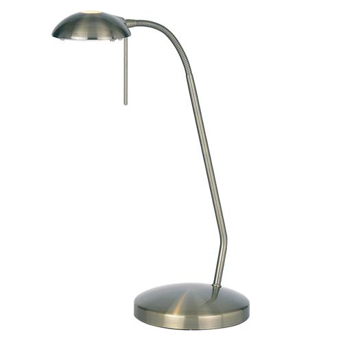 Hackney Antique Brass Desk Touch Lamp 656-TLAN