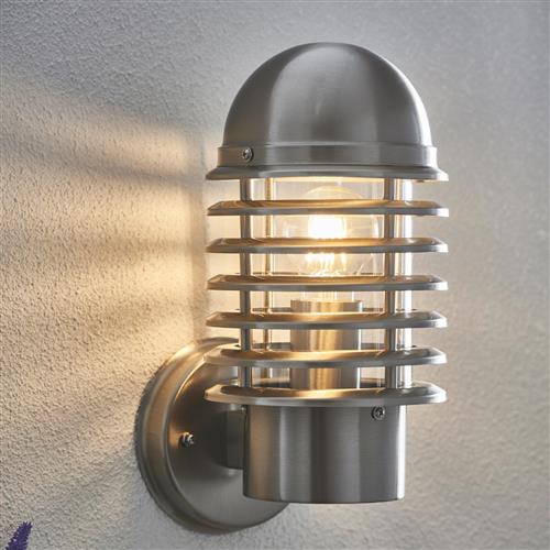 Louvre IP44 Rated Outdoor Wall Light YG-6001-SS