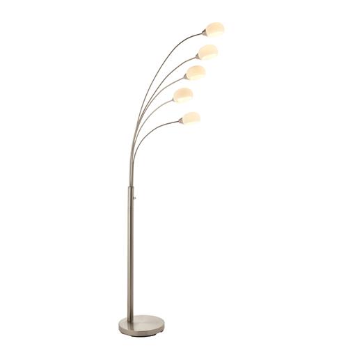 Jaspa 5 Arm Dimmable Integral Led Floor, Dimmable Floor Lamps