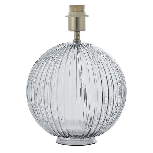 Jemma Grey Smoked Glass Lamp Base 82114