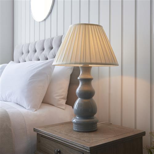 Provence And Carla Blue Grey Small Table Lamp 103379