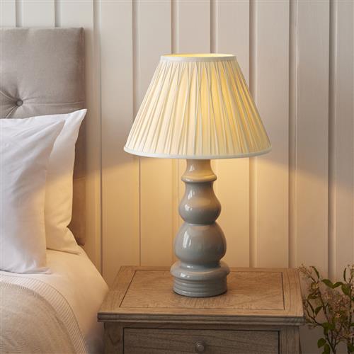 Provence and Chatworth Blue Grey & Ivory Table Lamp 103378