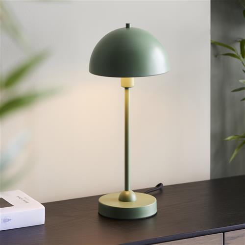 Saroma Table Lamp Matt Myrtle Green Paint 98495