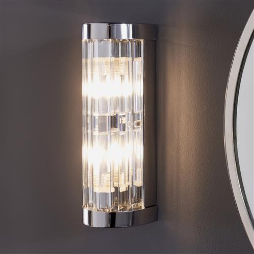 Shimmer Chrome IP44 Two Light Wall Fitting 91820