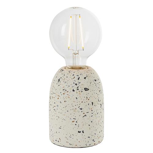 Terrazzo White Speckled Effect Table Lamp 78181