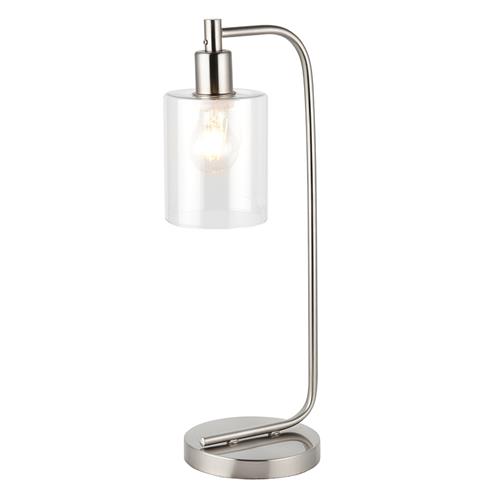 Toledo Clear Glass Table Lamps The, Table Lamps With Clear Glass Shades