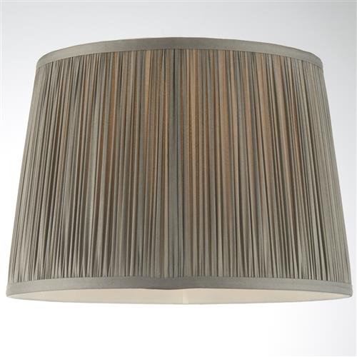 Wentworth 12 Inch Charcoal Grey Pleated Shade 94383