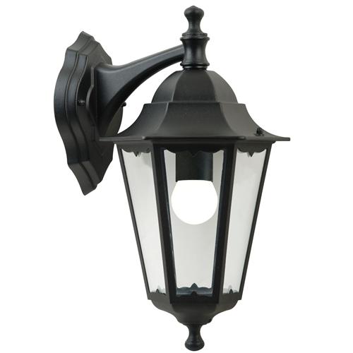 Cardiff Black Downwards Outdoor Wall Light 74381003