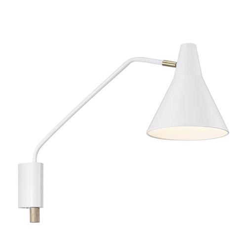 People Dimmable Wall Reading Light, White Wall Mounted Desk Lamp