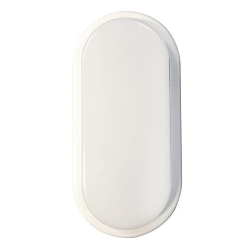 Cuba Oval LED White Outdoor Wall Or Ceiling Light 2019191001