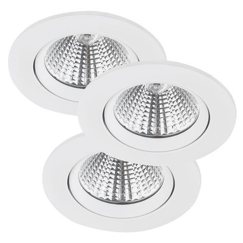 Fremont White 3 Pack Warm White LED Recessed Downlights 47580101