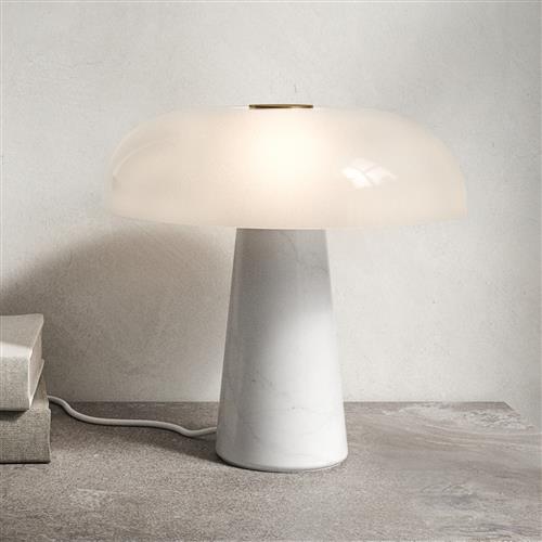 Glossy Design For The People Opal White Table Lamp 2020505001