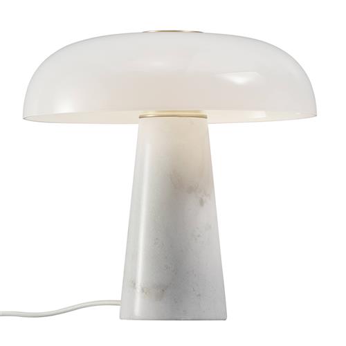Glossy Design For The People Opal White Table Lamp 2020505001