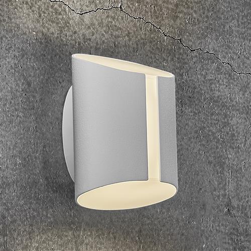 Grip White IP54 Smart Outdoor LED Wall Light 2118201001