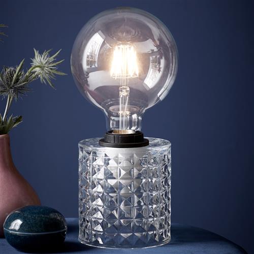 Hollywood Clear Glass Table Lamp 46645000