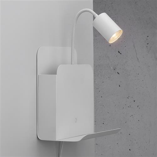 Roomi White USB Charger Wall Light 2112551001