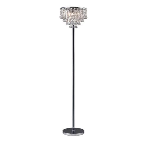 Atla Crystal Adorned Floor Lamp The, Black Crystal Floor Lamp