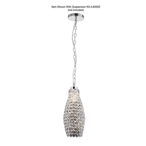 Kudo Drum Chrome/Crystal Non Electric Shade IL60005